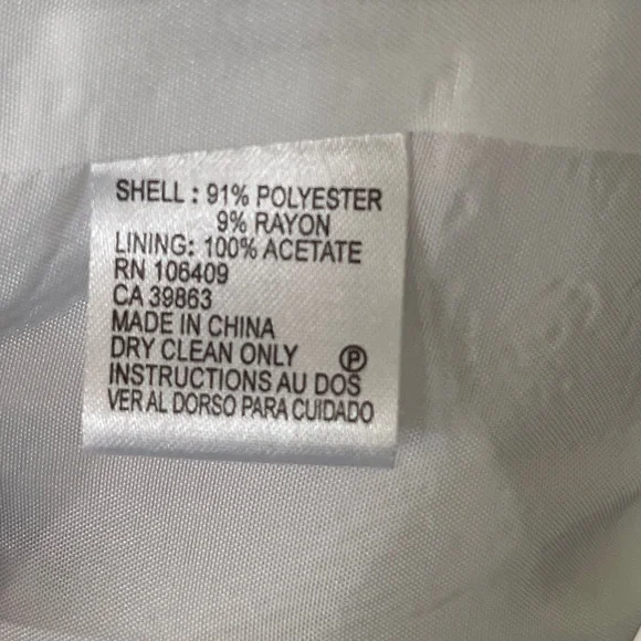 Tahari Authur S.Levine White Dress Gold Details Cap Sleeve 10 - Picture 13 of 13